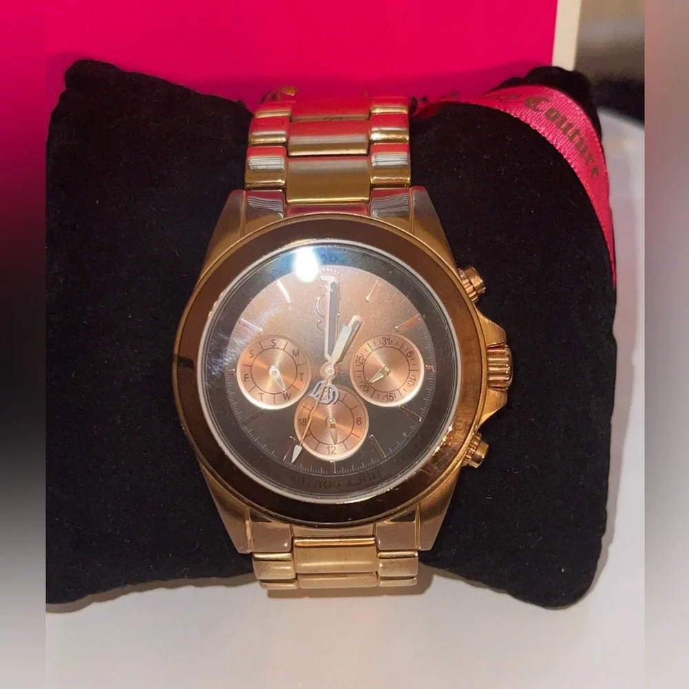 Y2K Vintage Juicy Couture Rose‎ Gold Women’s Watch